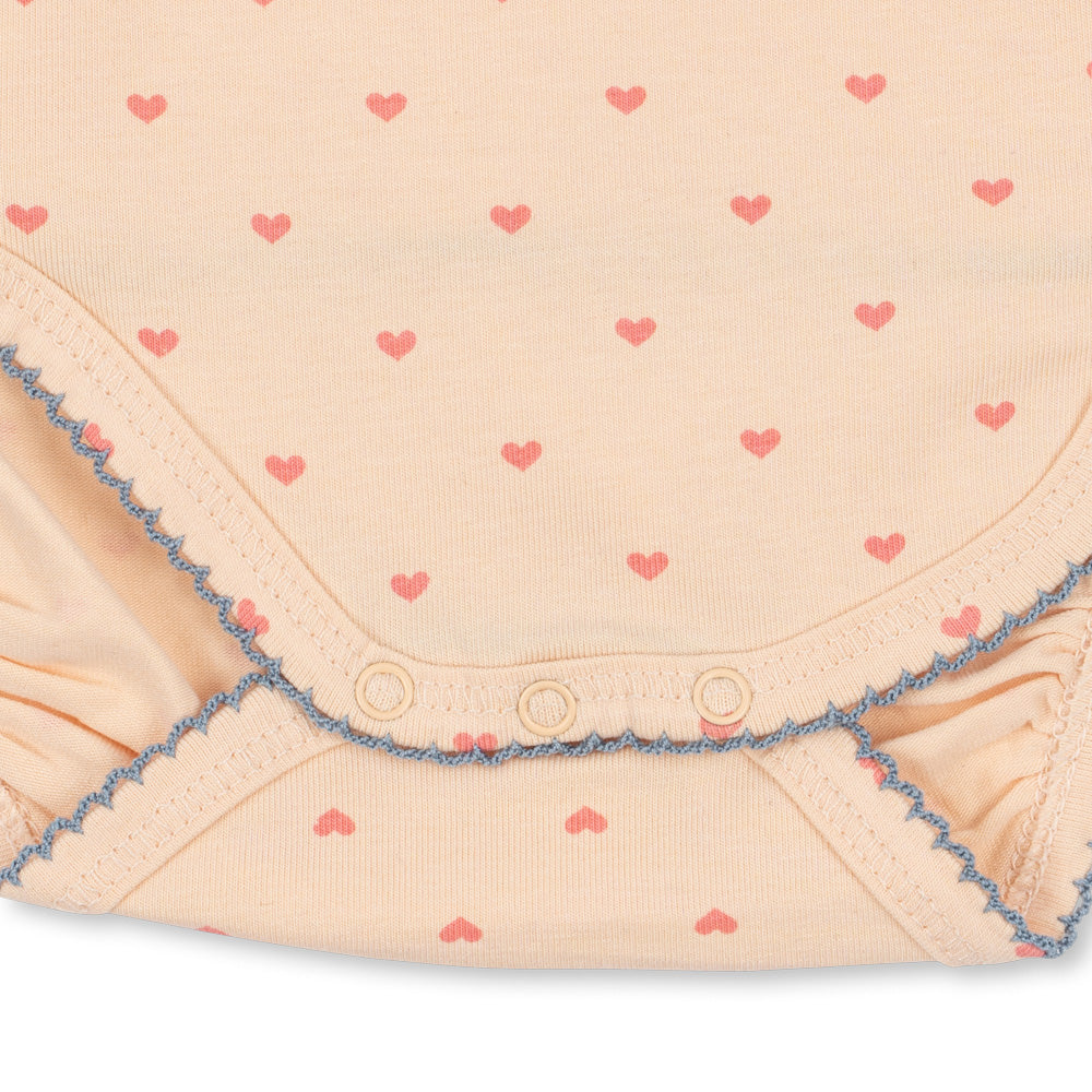 Konges Sløjd-Basic Ls Newborn Body Gots Teddy Coeur