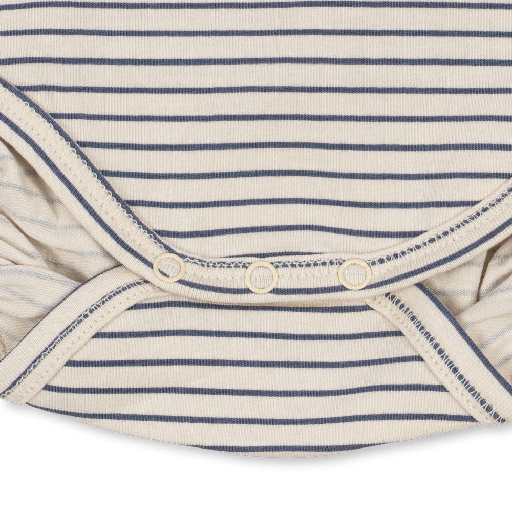 Konges Sløjd-Basic LS Newborn Body Gots Stripe Como