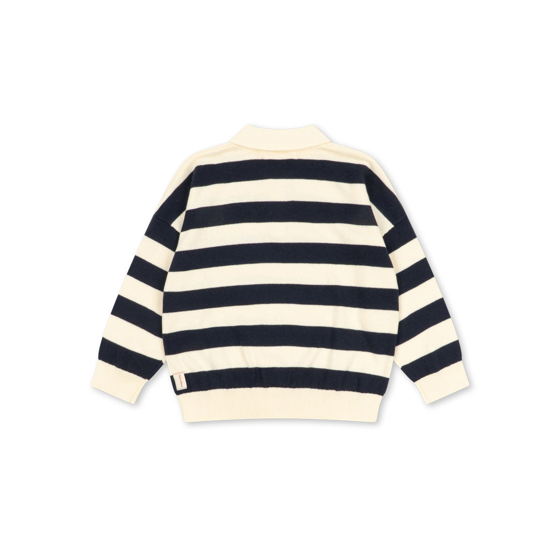 Konges Sløjd-Manis Knit Polo Navy Stripe