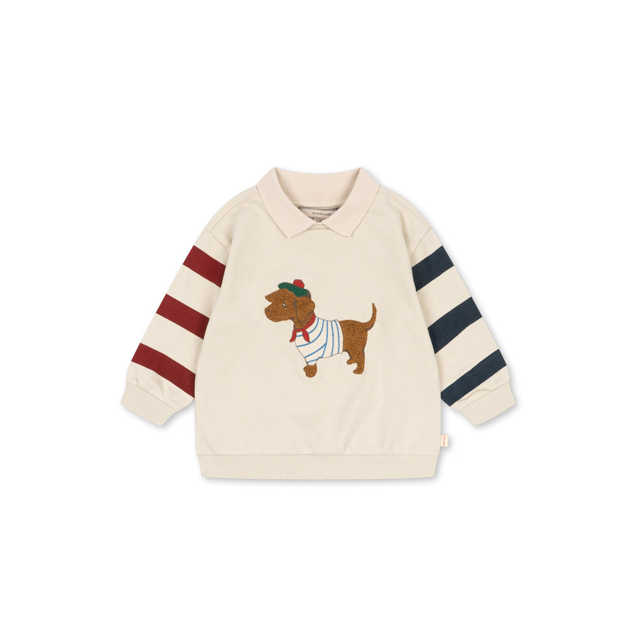 Konges Sløjd-Spotty Sweat Shirt Gots Brown Rice