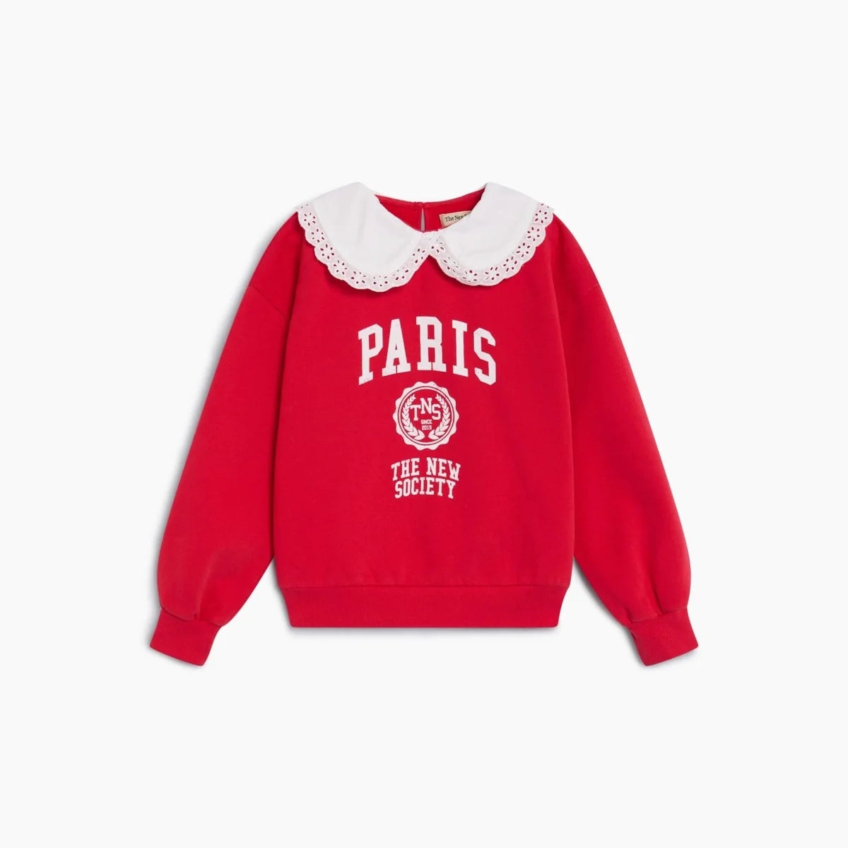 The New Society-Paris Sweatshirt Chinese Red