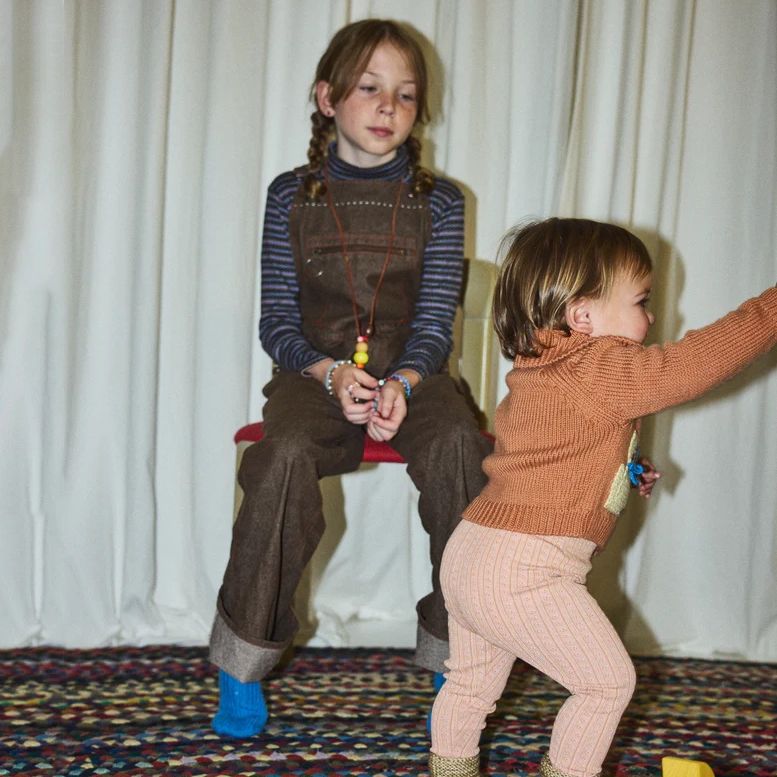 Misha & Puff-Baby Meadow Motley Cardigan Palomino