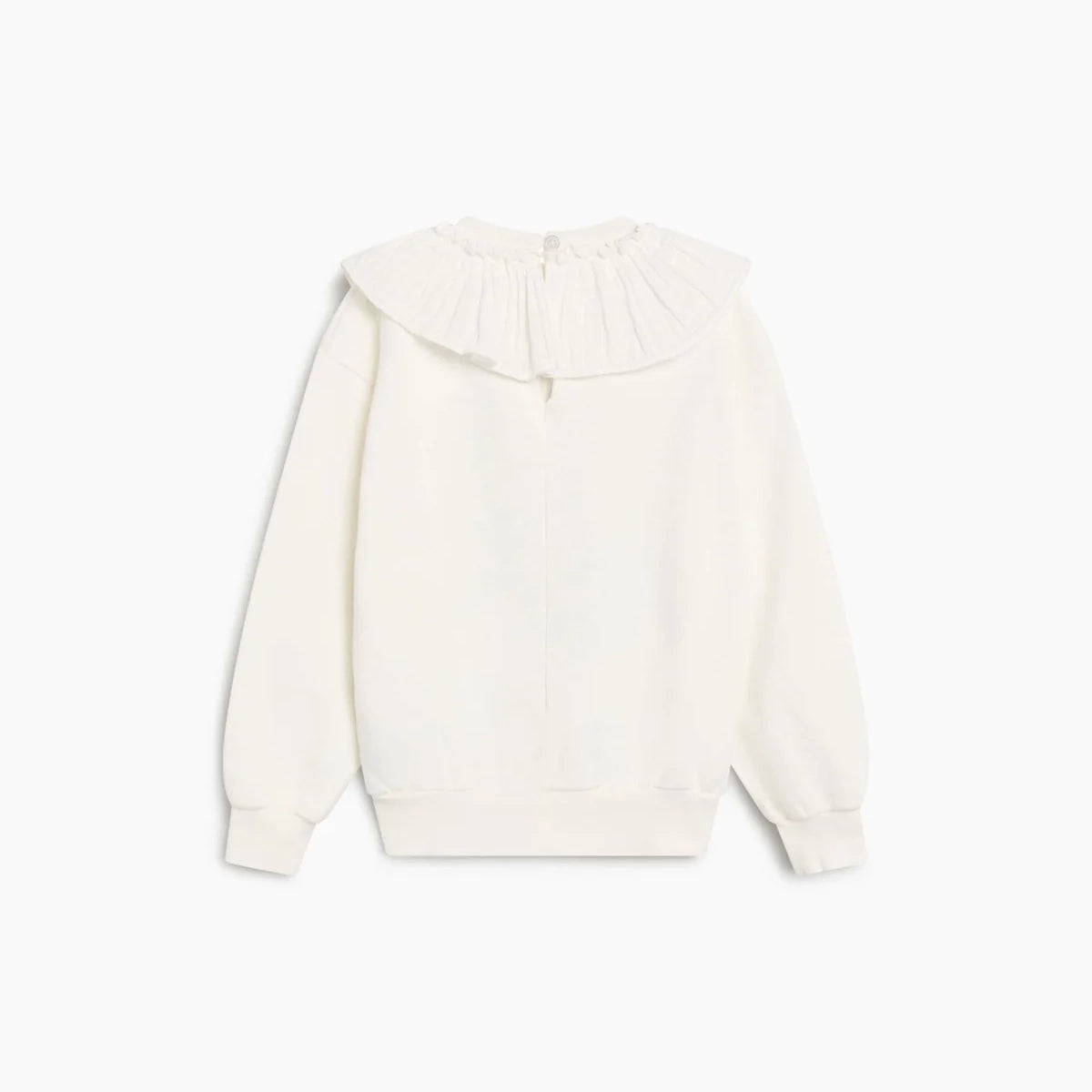 The New Society-Girls Row Sweatshirt Whisper White