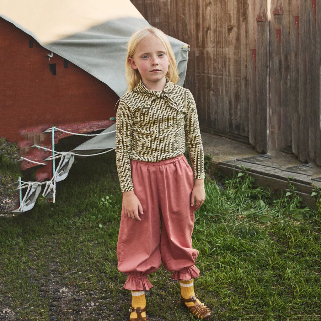 Misha & Puff-Scout Top Raffia Little House Floral