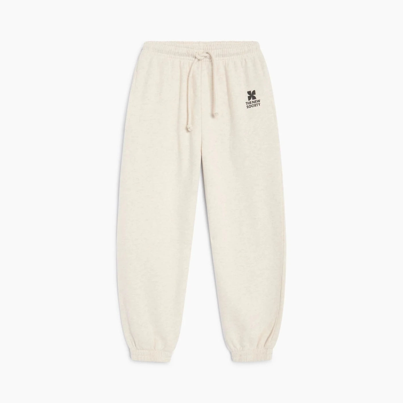 The New Society-TNS Logo Jogging Whisper White Melange