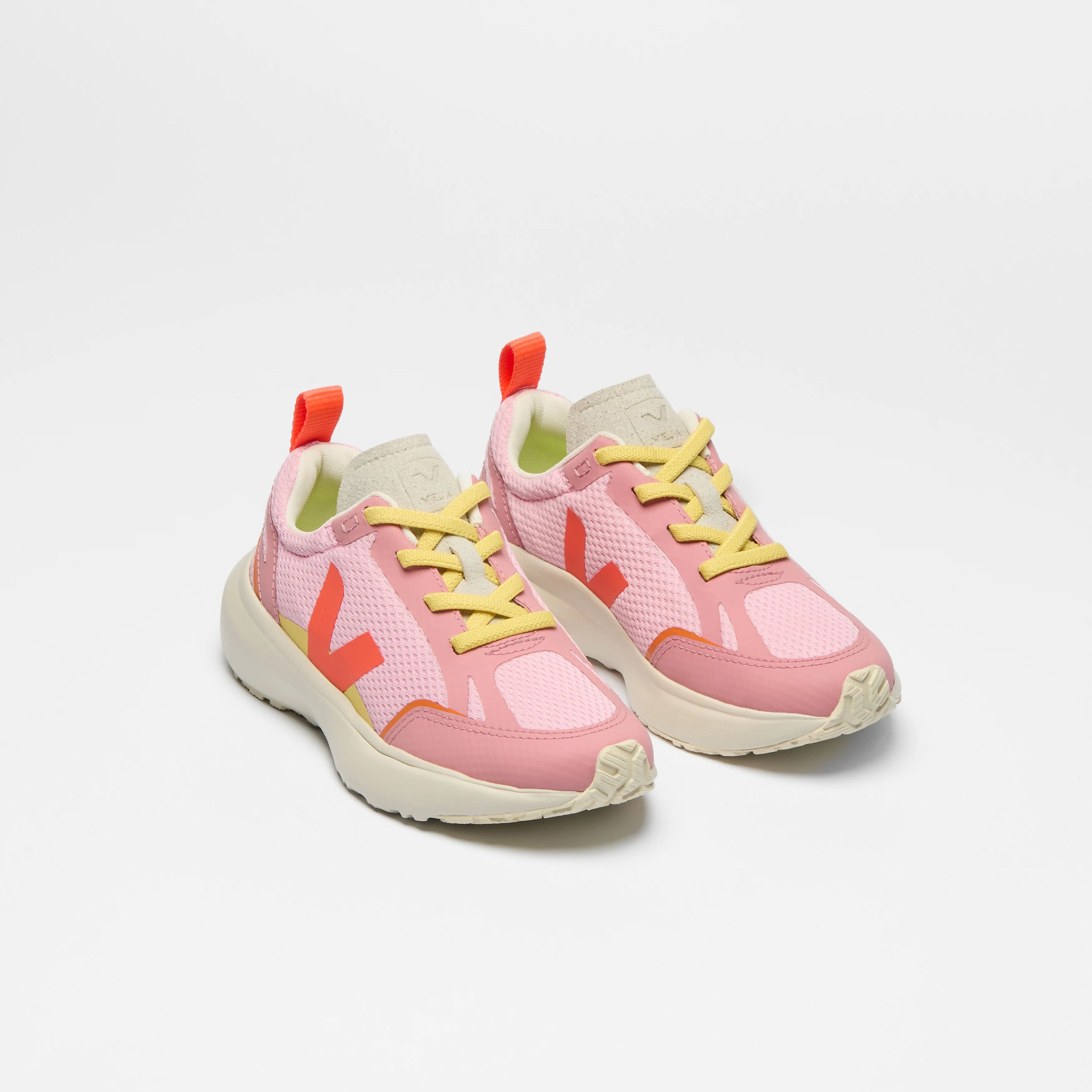 Veja-Kids Small Canary Light Guimauve_Orange-Fluo_Mary