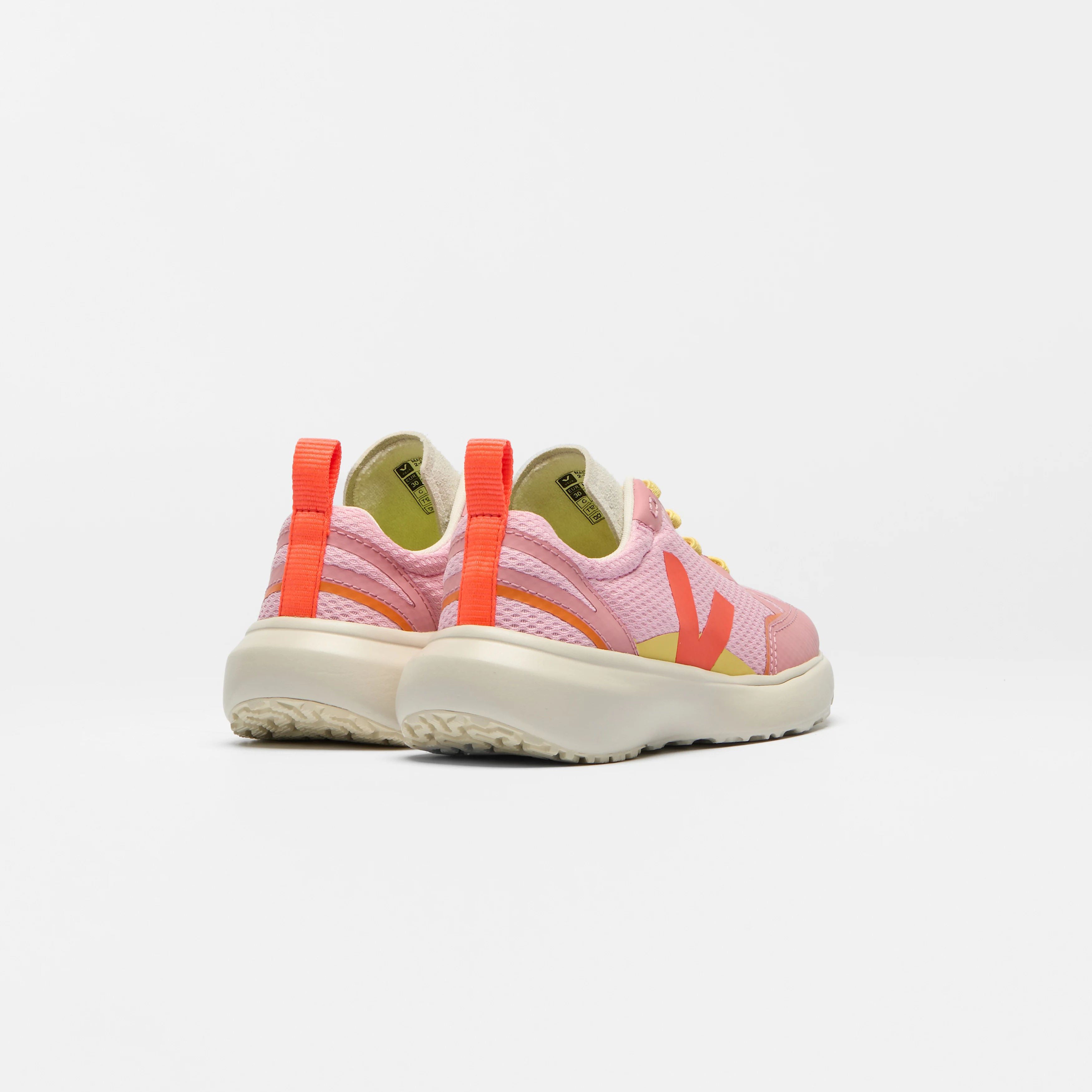 Veja-Kids Small Canary Light Guimauve_Orange-Fluo_Mary