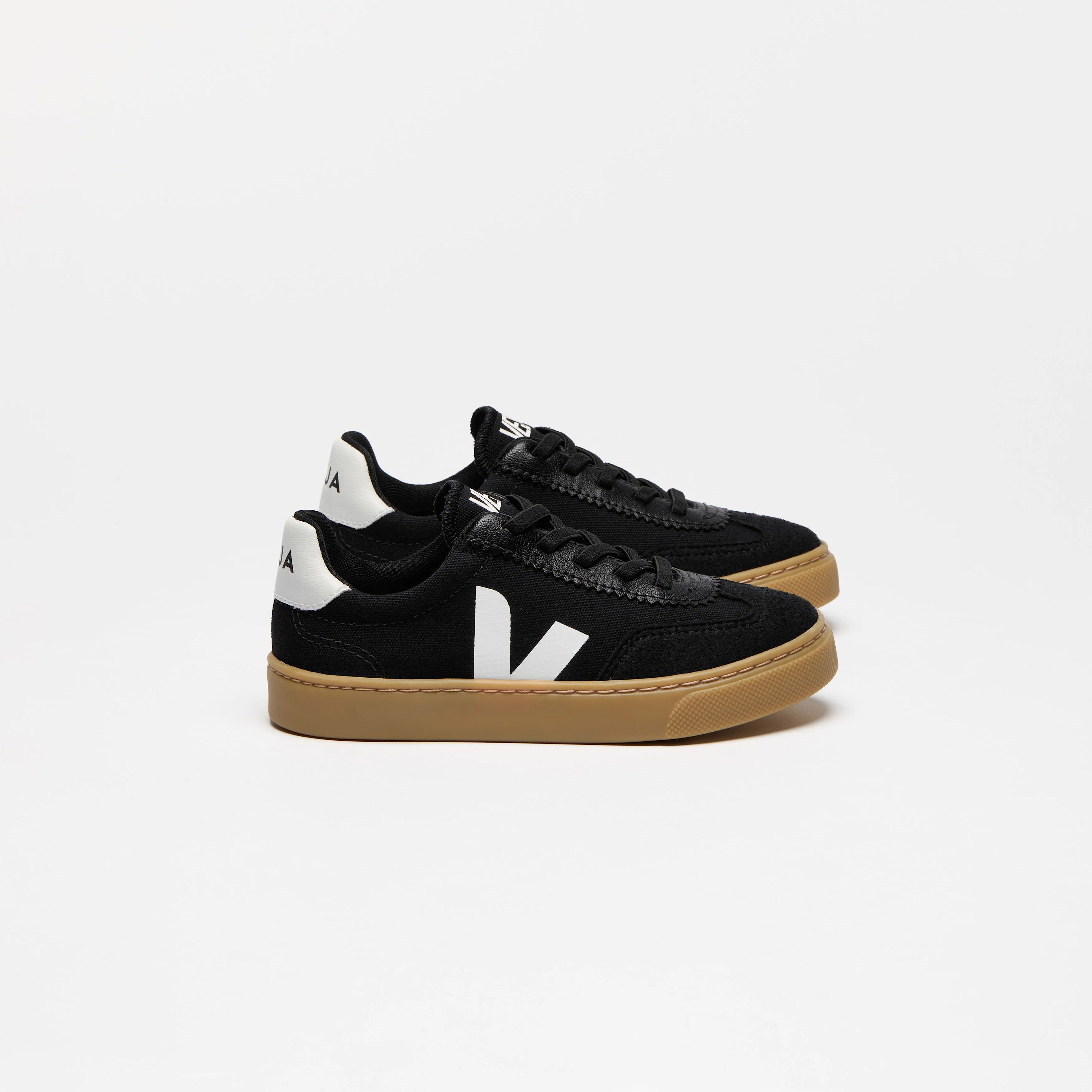 Veja-Kids Small Volley Black_White