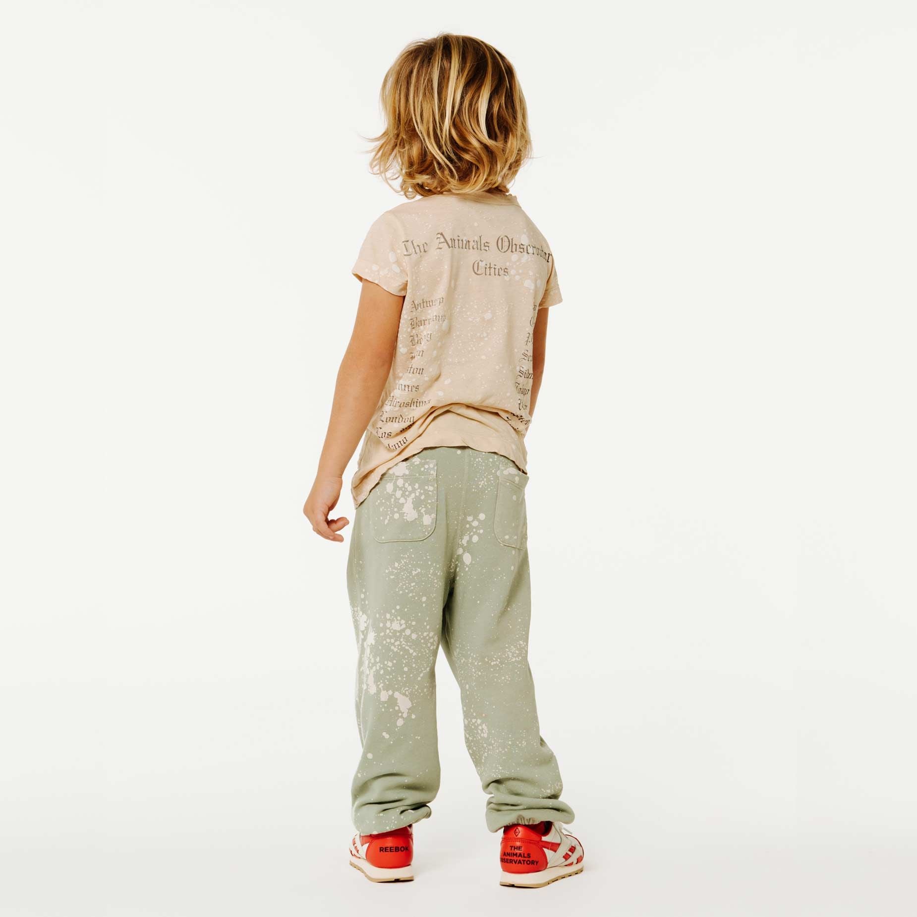 Reebok Classic Nylon Kid x The Animals Observatory, RED - Cemarose Children's Fashion Boutique