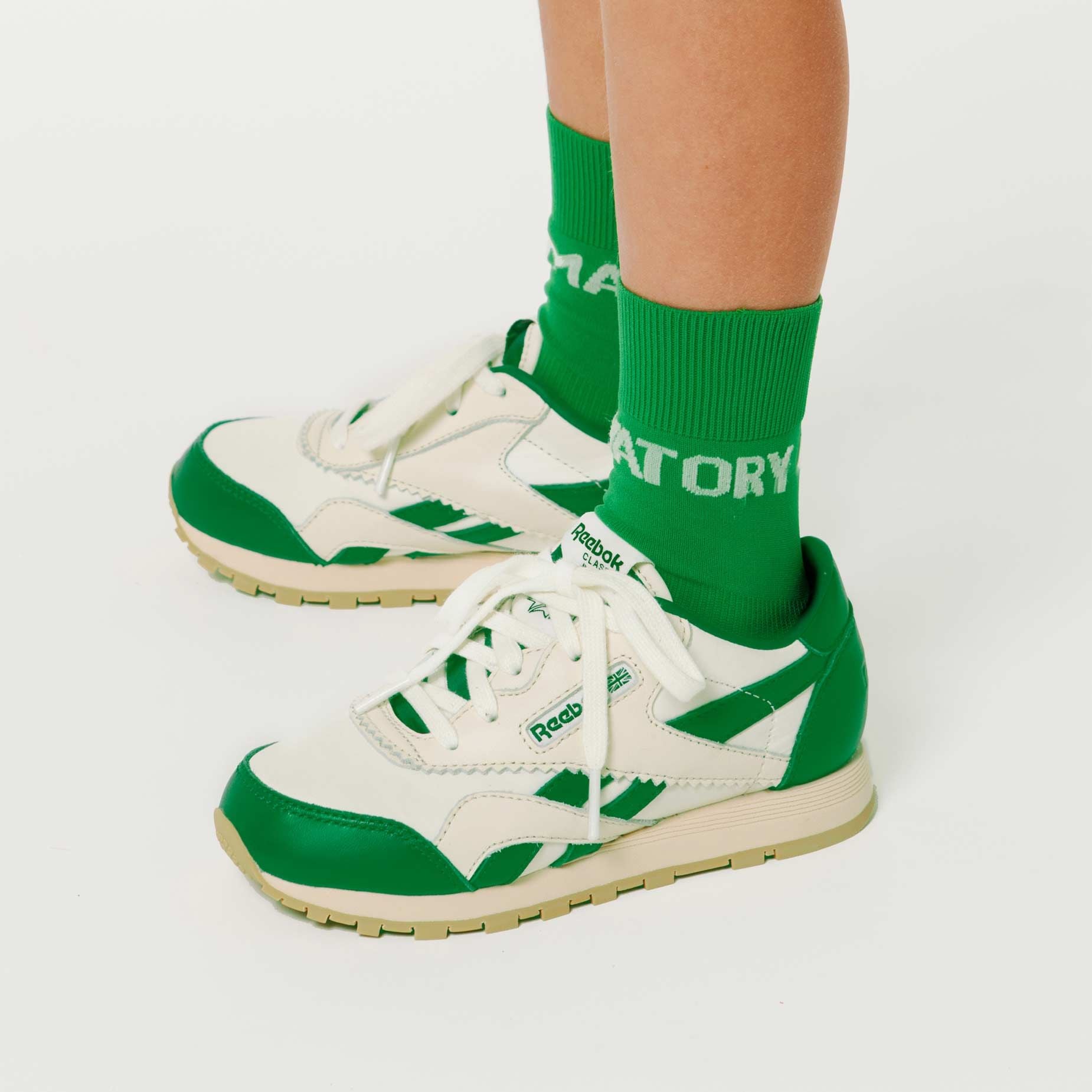 Reebok Classic Nylon Kid x The Animals Observatory , GREEN - Cemarose Children's Fashion Boutique