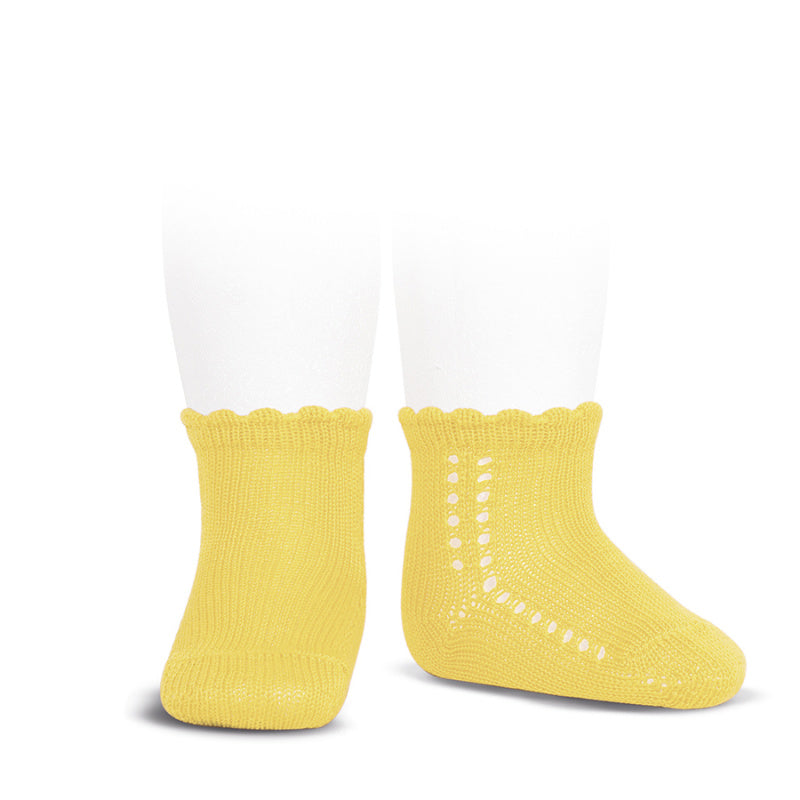 PERLE SIDE OPENWORK SHORT SOCKS, 2.569/4-631 - Cemarose Children's Fashion Boutique