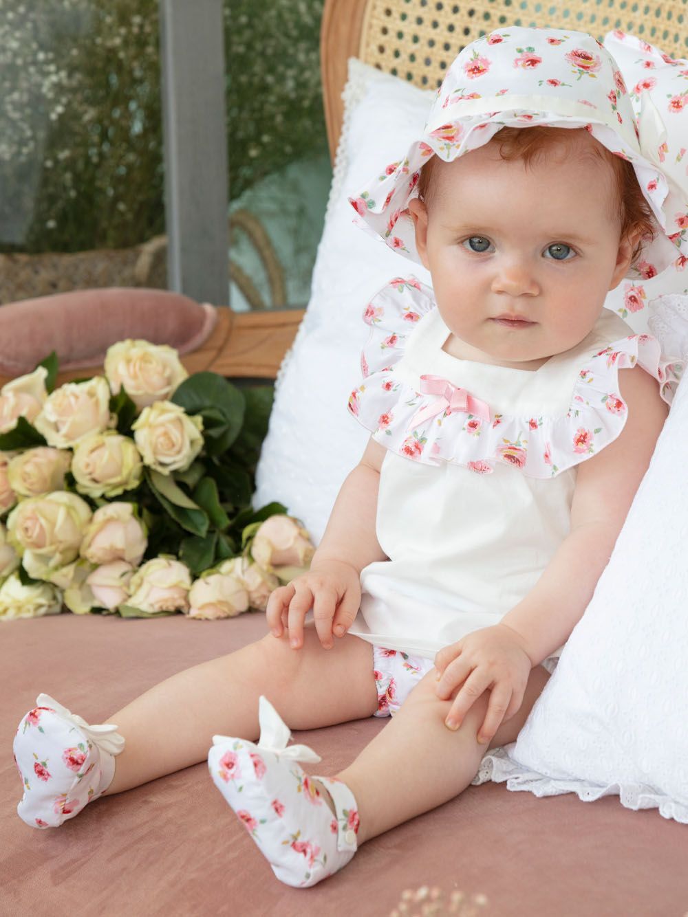 BABY GIRL SHOES,LIBERTY FLOWER - Cémarose Canada