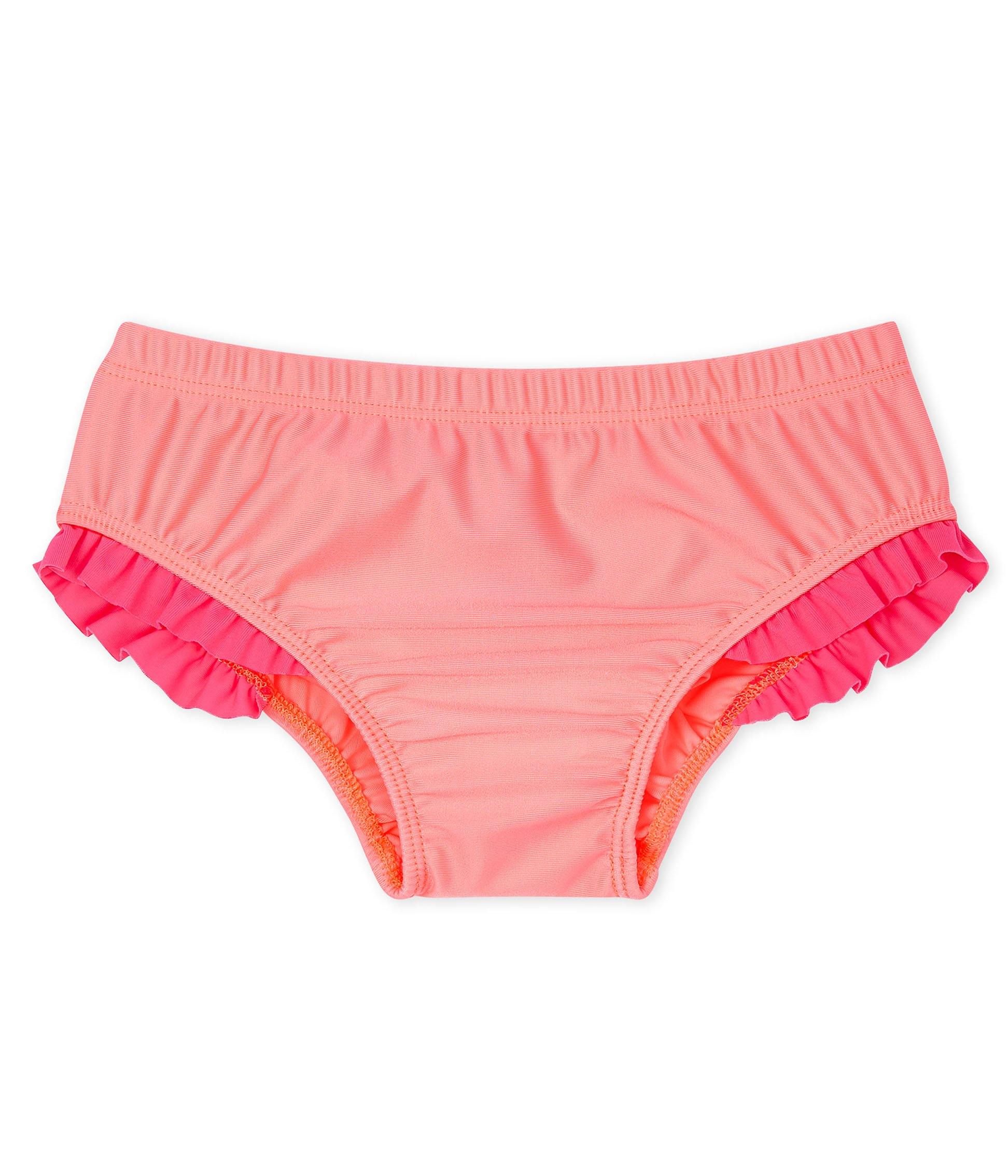 Bamboo Girls Boy Short Underwear (2 Pack) - Pomegranate and Pompom