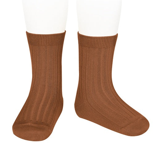 Basic rib short socks - Oxido