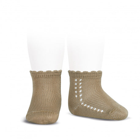 PERLE SIDE OPENWORK SHORT SOCKS, 2.569/4-331 - Cemarose Children's Fashion Boutique