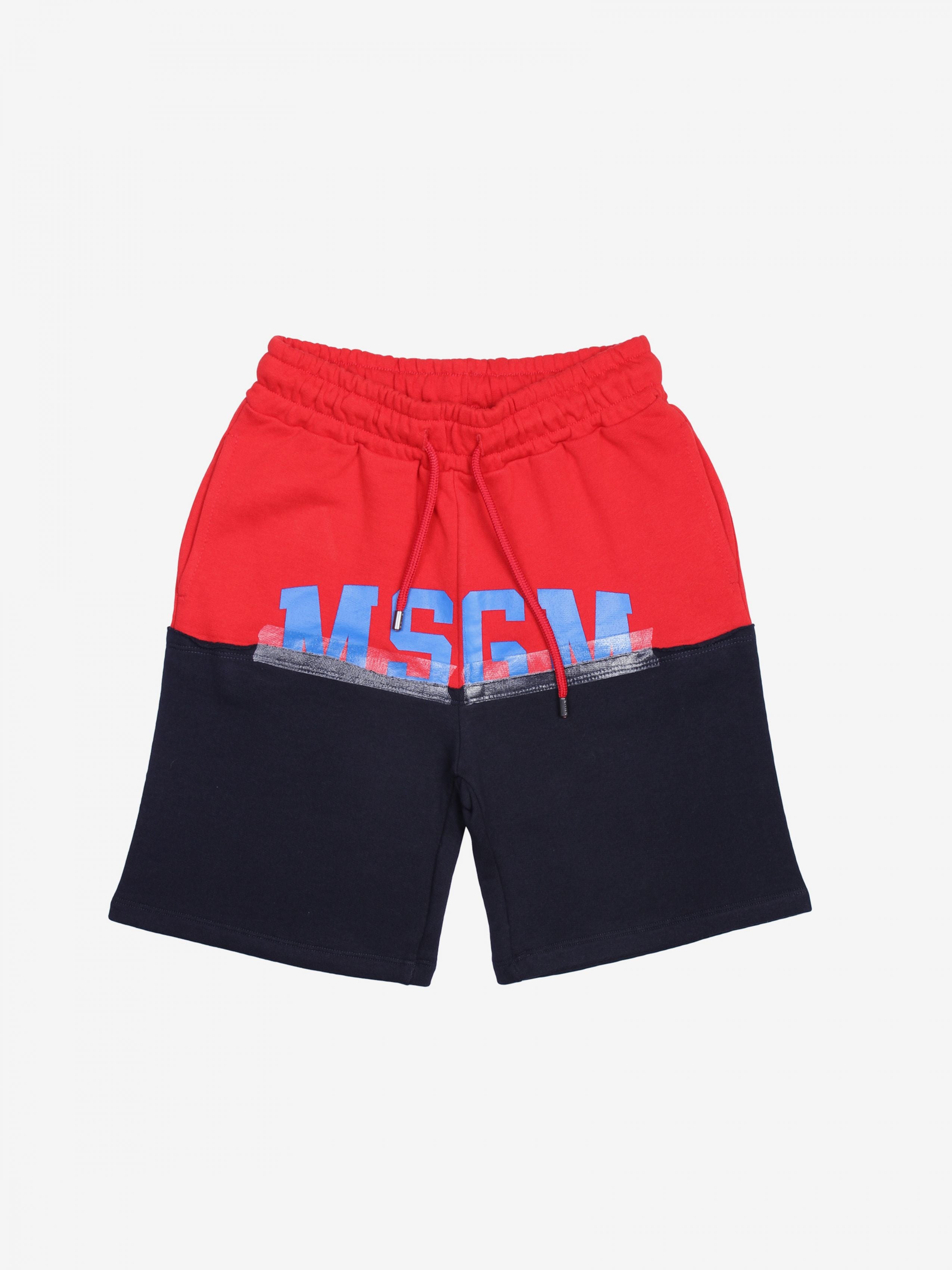 BERMUDA FLEECE BOY,ROSSO-BLU - Cémarose Canada