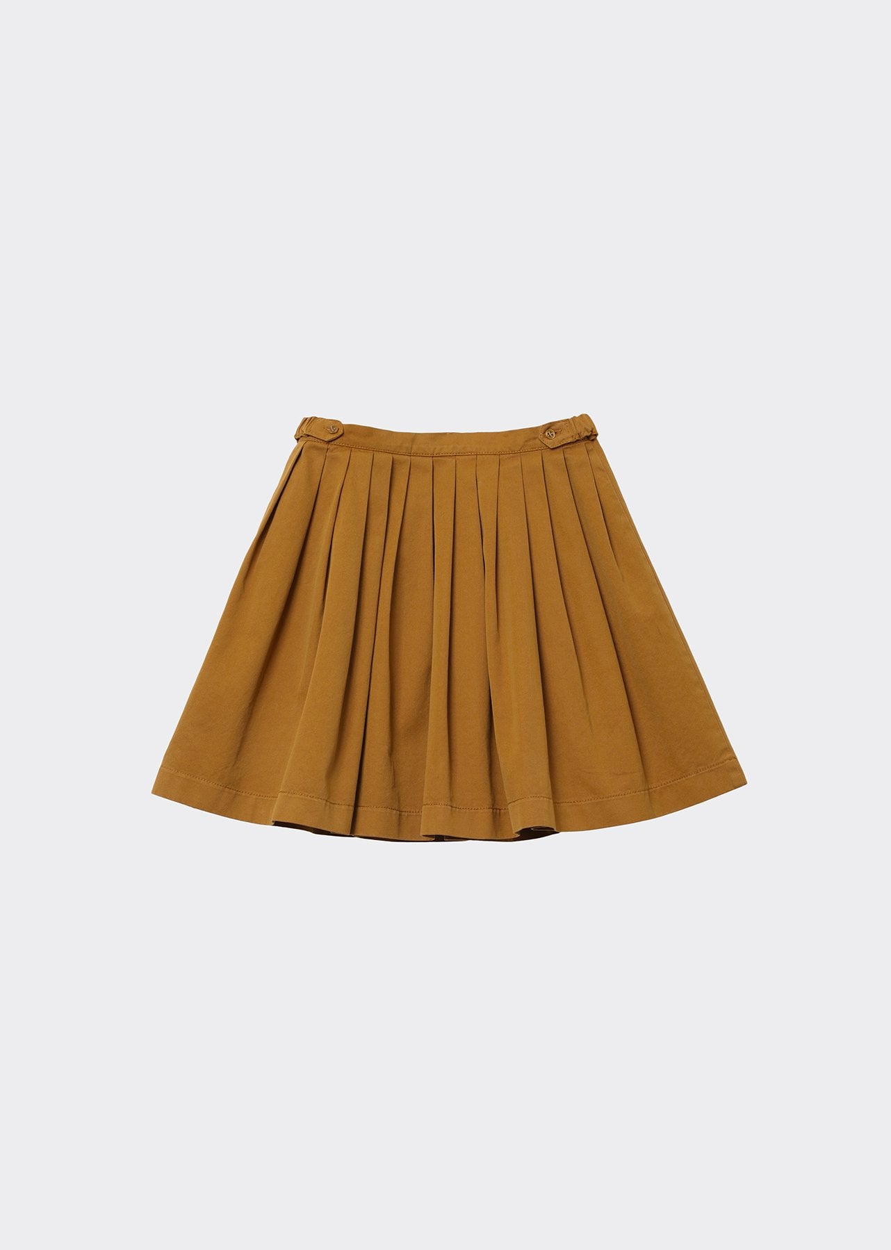 BAIL SKIRT, MUSTARD TWILL