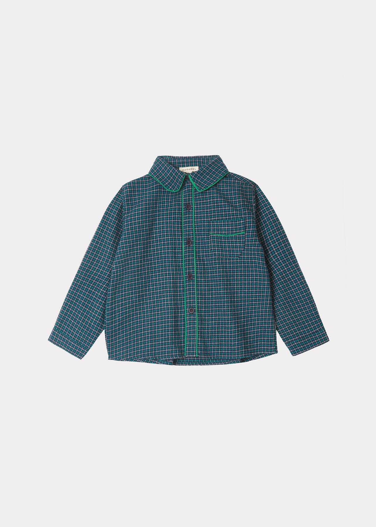 KORE SHIRT, BLUE/GREEN CHECK