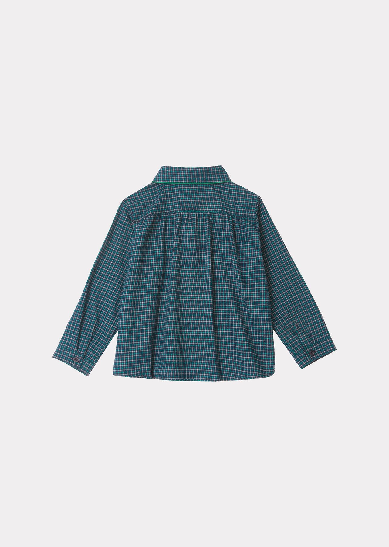 KORE SHIRT, BLUE/GREEN CHECK