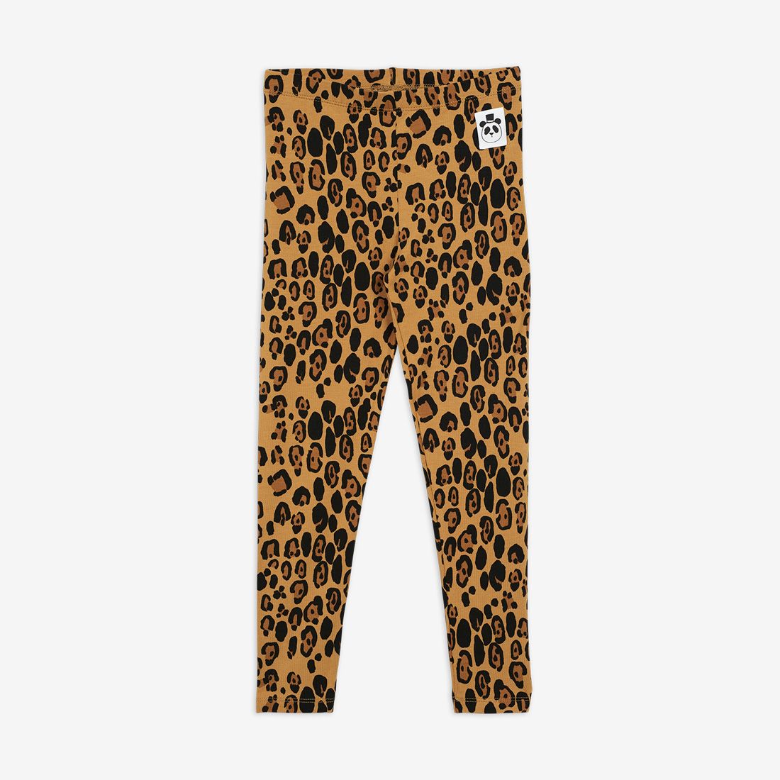 Basic leopard Leggings,beige