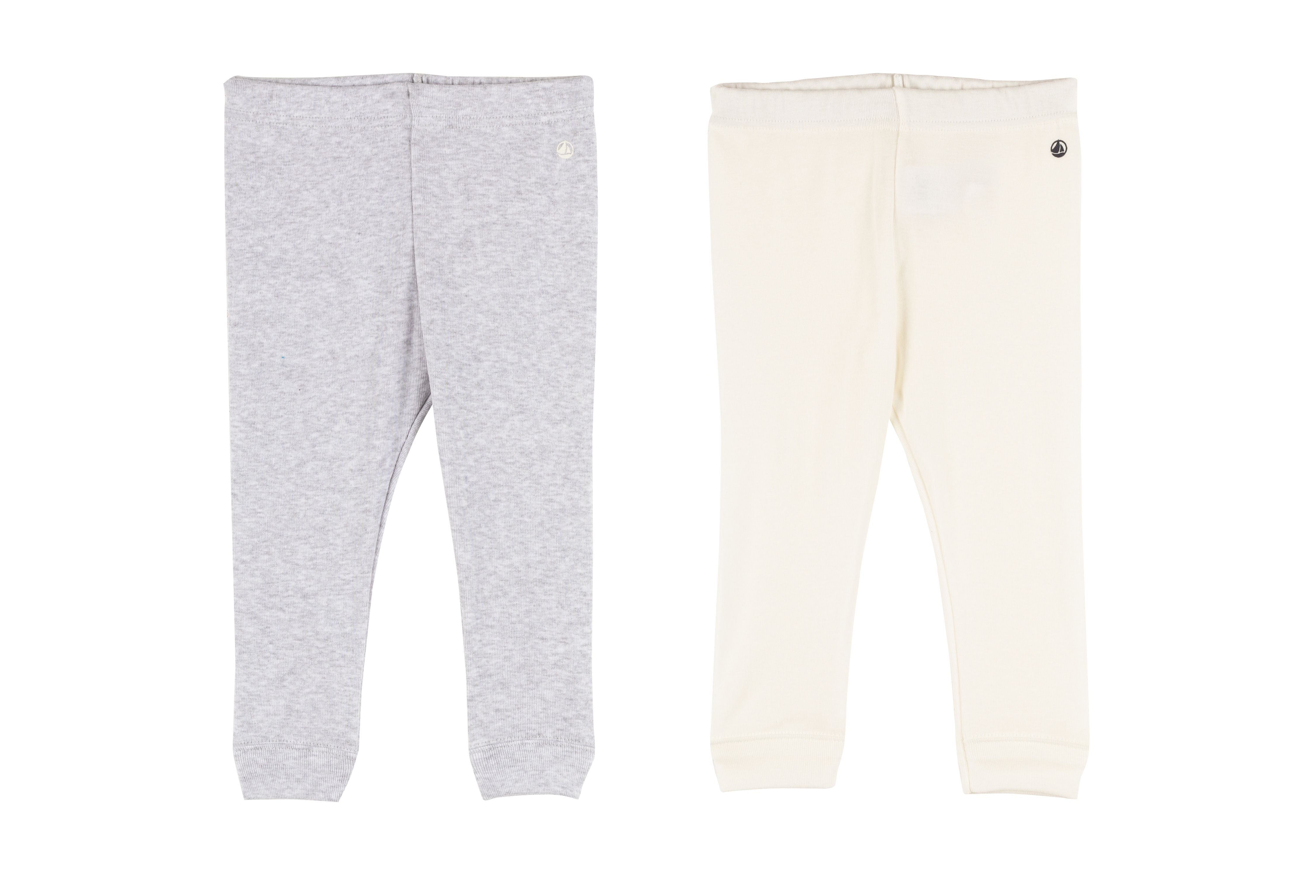 2 LEGGINGS, GREY+WHITE - Cémarose Canada