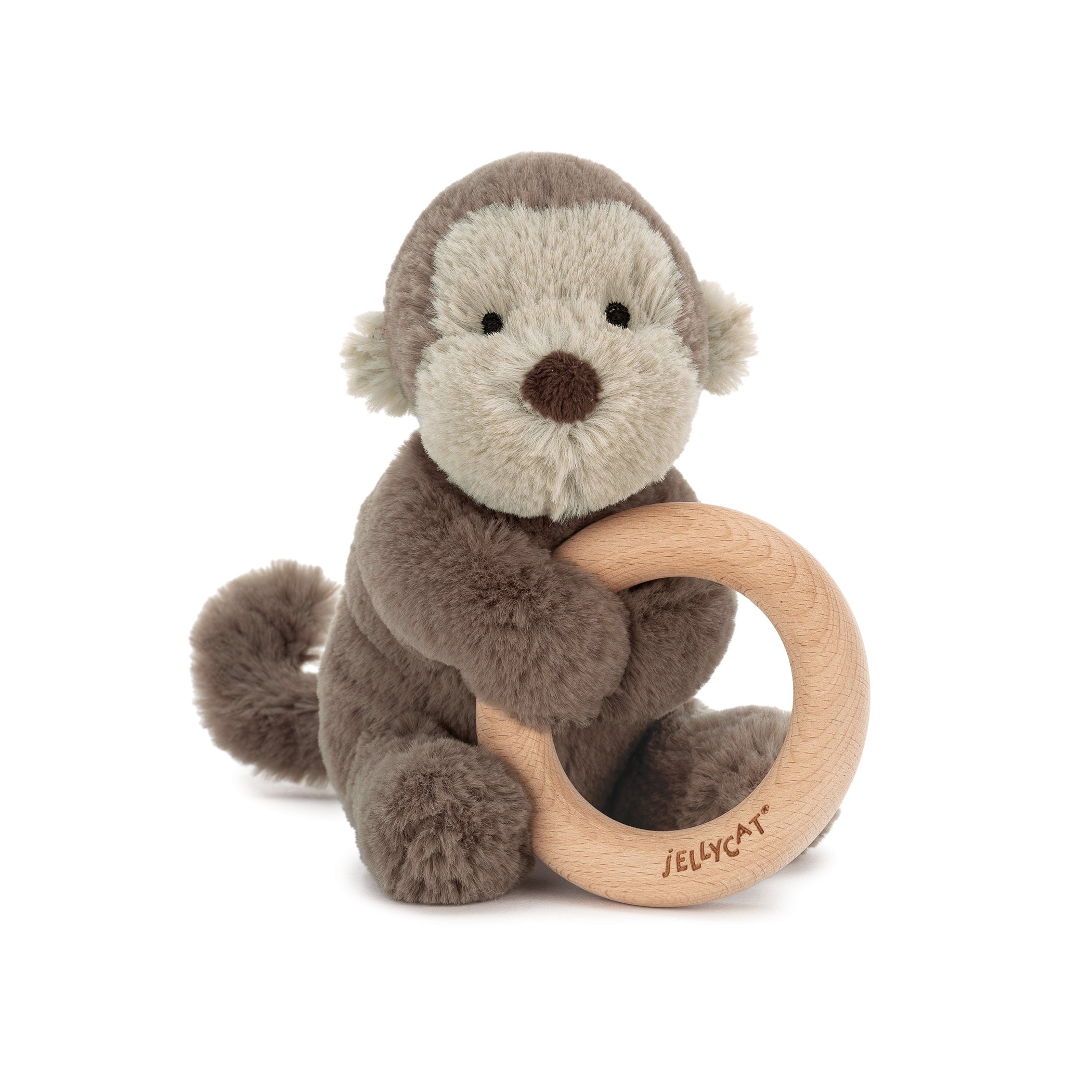 Shooshu Monkey Wooden Ring - Cemarose Children's Fashion Boutique
