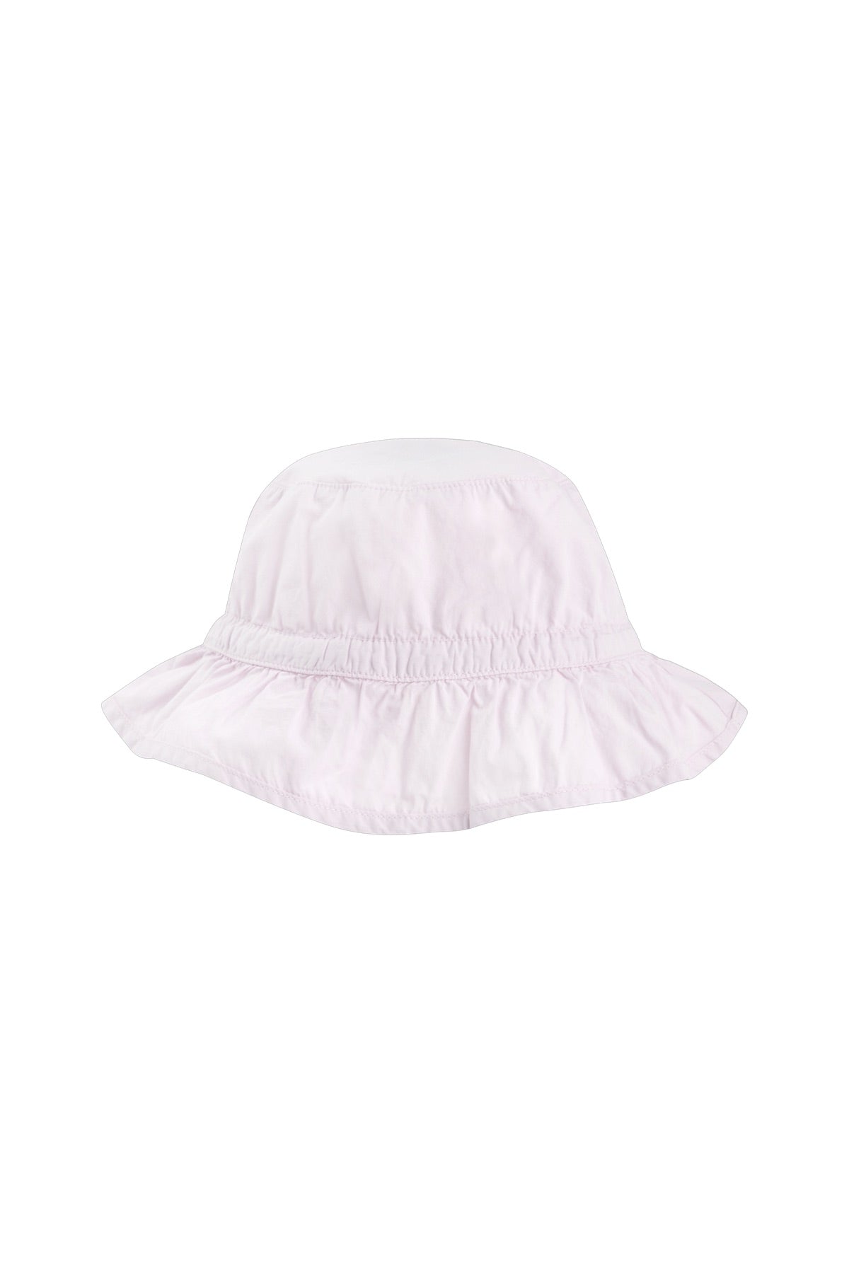 FRILLED BUCKET HAT, pastel lilac