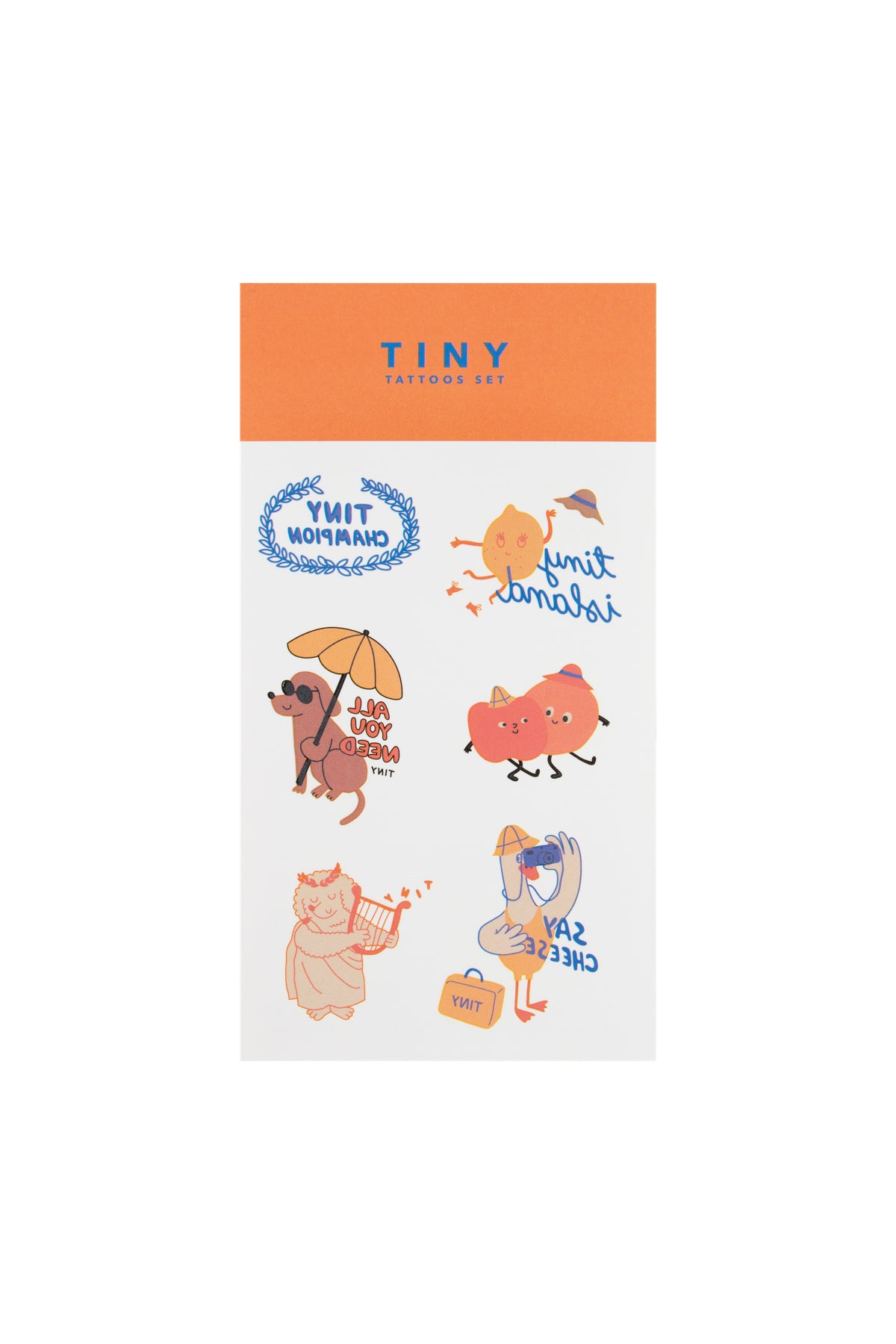 TINY ISLAND TATTOOS (RED)