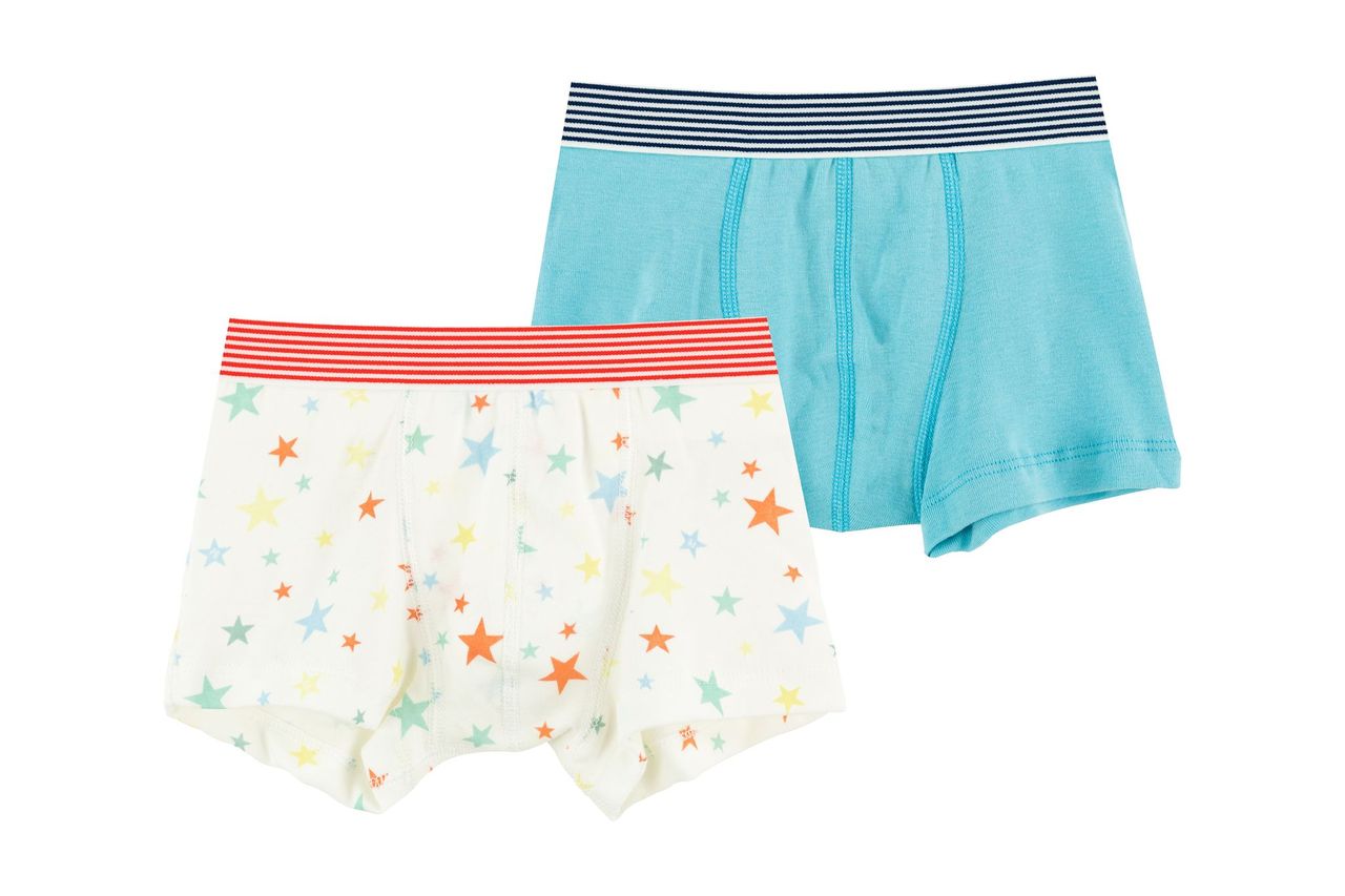 2 PACK BOXER,BLUE+WHITE STAR - Cémarose Canada