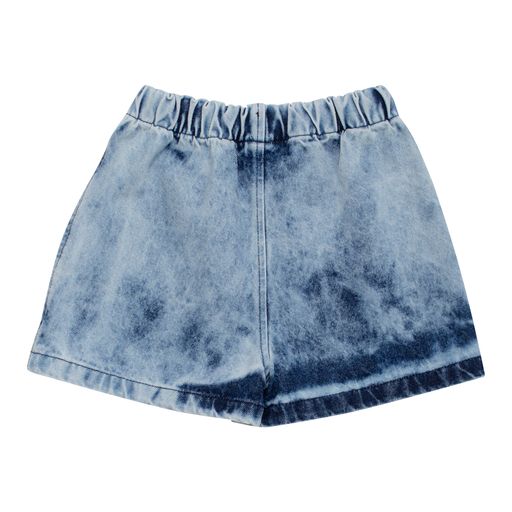 DRAWCORD PANEL SHORT - MOTTLE BLUE DEN