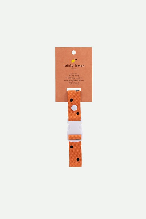 Sticky Lemon chest strap | freckles carrot orange - Cémarose Canada