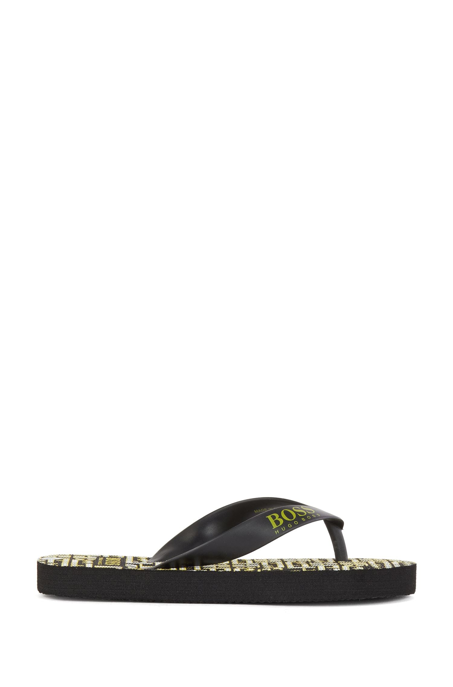 FLIP FLOP, ALLOVER PRINT SOLE, MINI ME,BLACK - Cémarose Canada