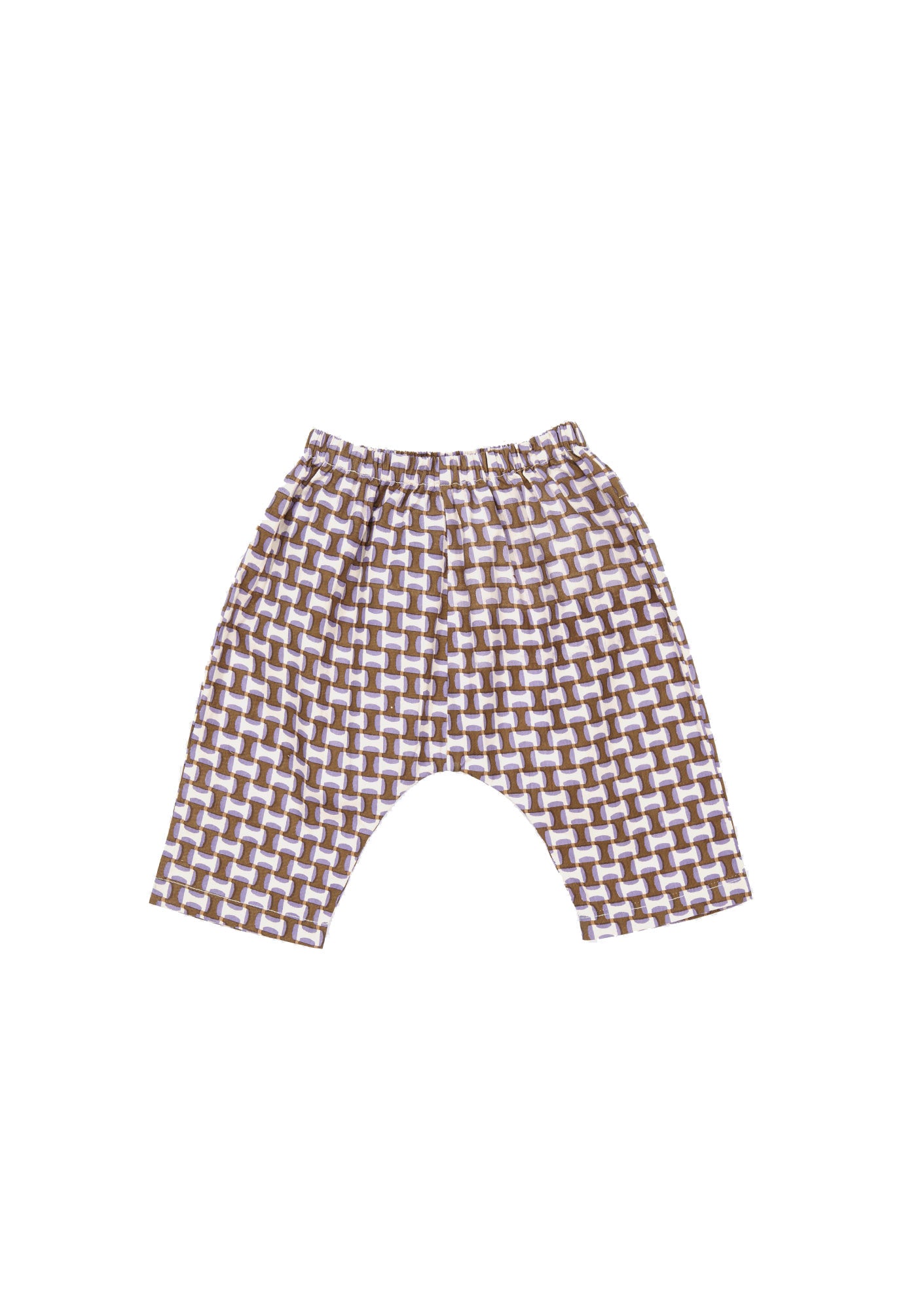 MAGNOLIA BABY TROUSERS,LILAC GEO PRINT - Cemarose Children's Fashion Boutique