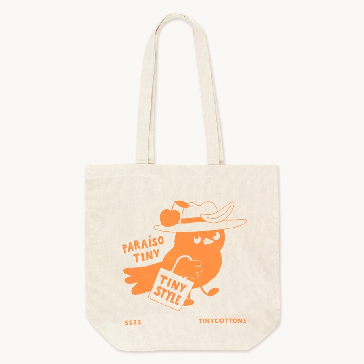 PARAISO TINY MERCHANDISE BAG *light cream/tangerin