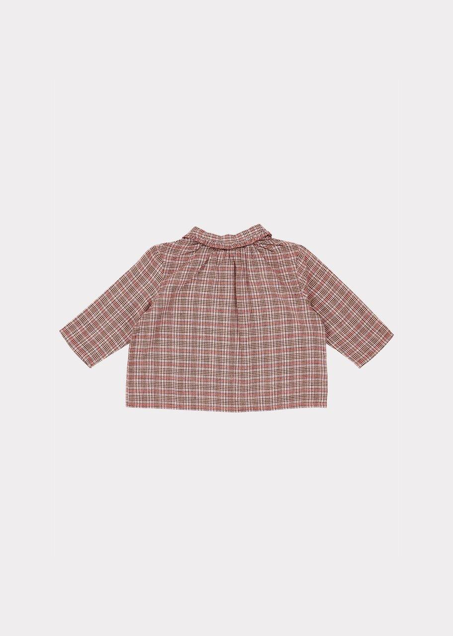 TERN BABY SHIRT,PINK CHECK - Cémarose Canada