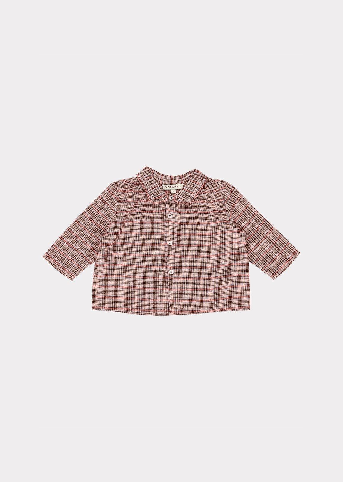 TERN BABY SHIRT,PINK CHECK - Cémarose Canada