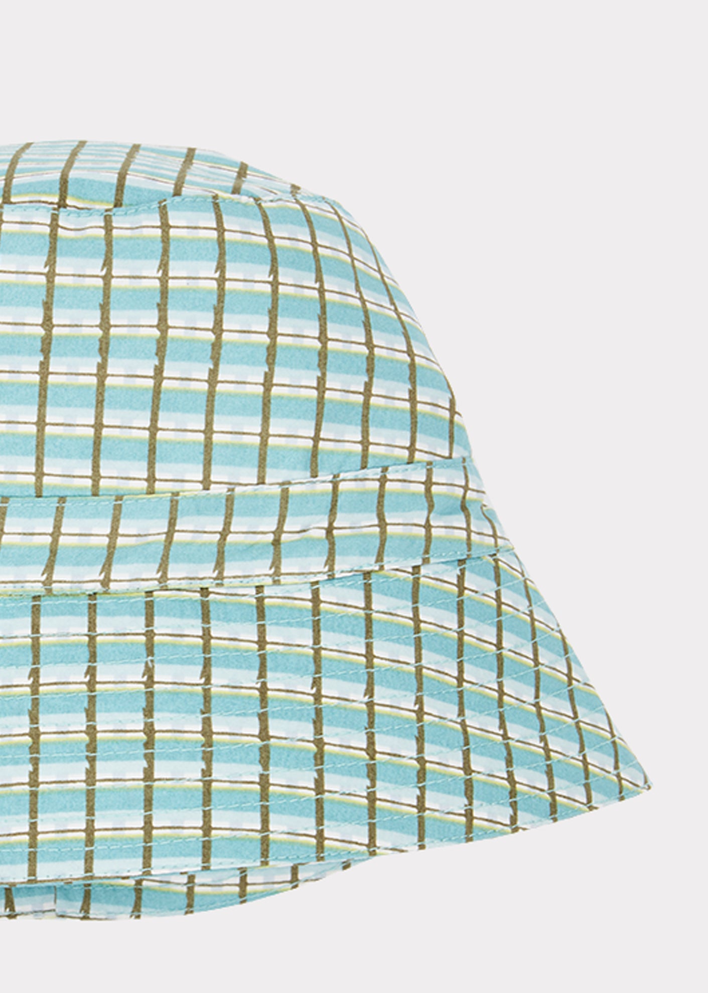 WEMBLEY HAT, TOURMALINE PAINTED CHECK - C??marose Canada