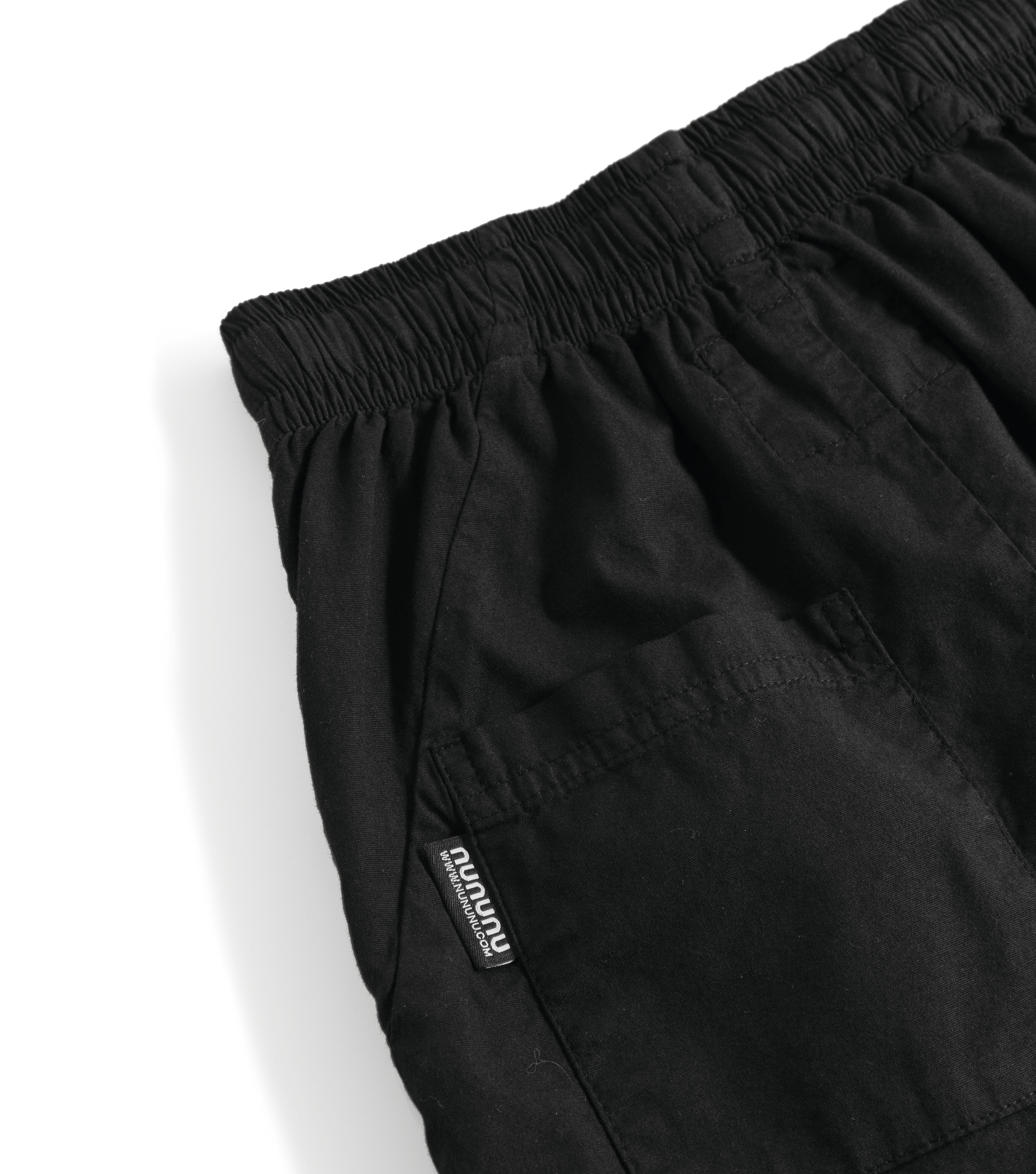 FEATHER CARGO SHORTS BLACK