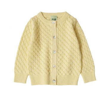 Baby Pointelle Cardigan-corn