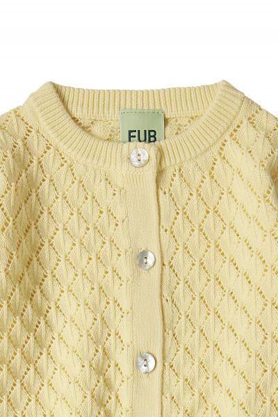 Baby Pointelle Cardigan-corn