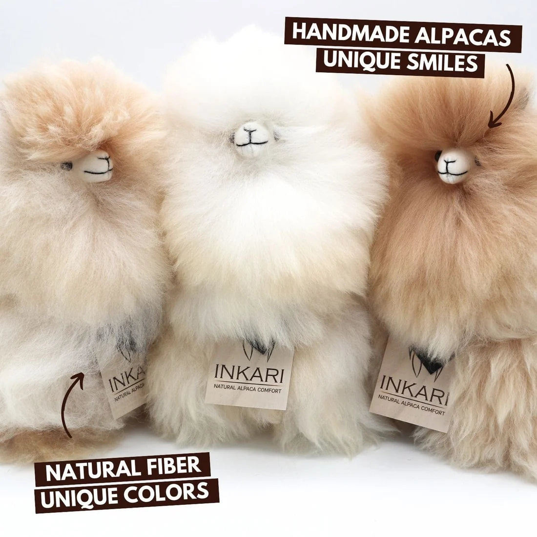 Inkari-Alpaca Monster Small 23cm Sahara