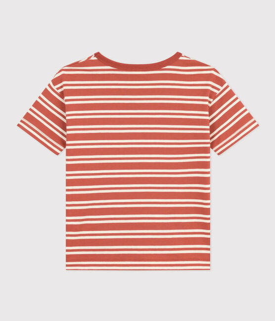 BOYS' STRIPY JERSEY T-SHIRT