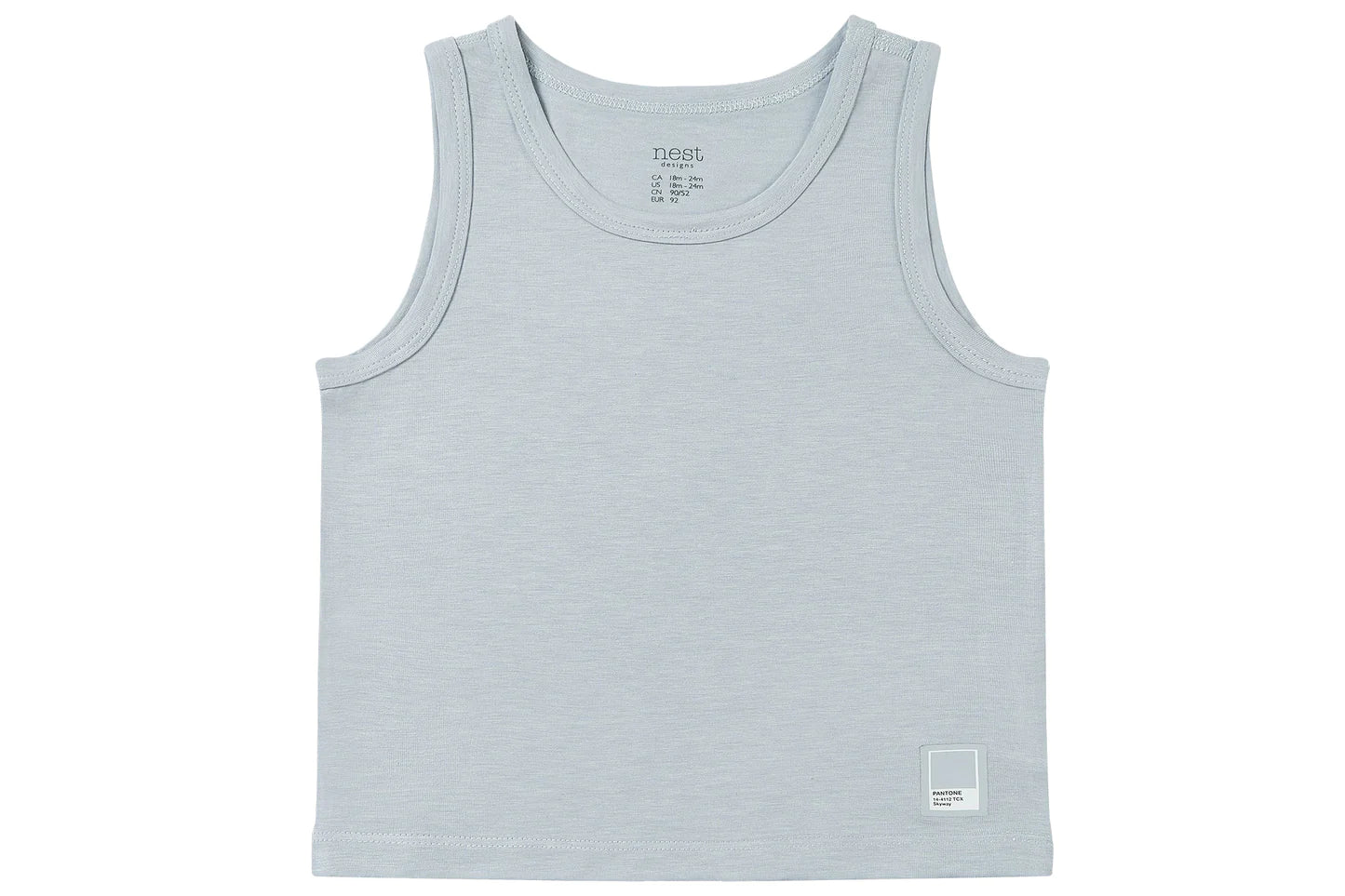 Tank Top (Bamboo Jersey) - Pantone Niagara Mist