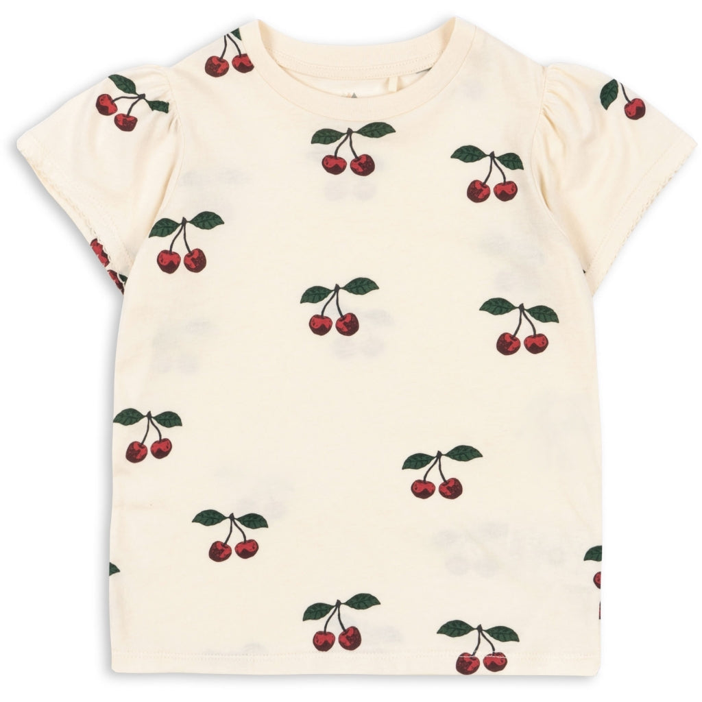 FAMO PUFF TEE GOTS-MA GRANDE CERISE