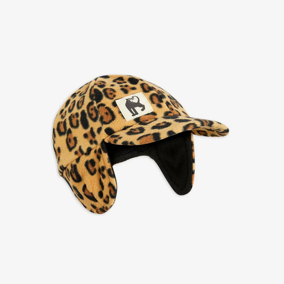 CHILDRENSWEAR Leopard fleece cap