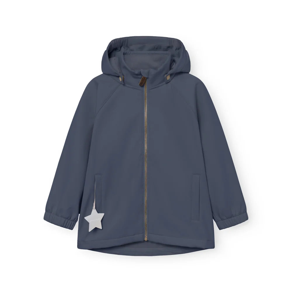 Mini A Ture-MATADEN softshell jacket. GRS Ombre blue