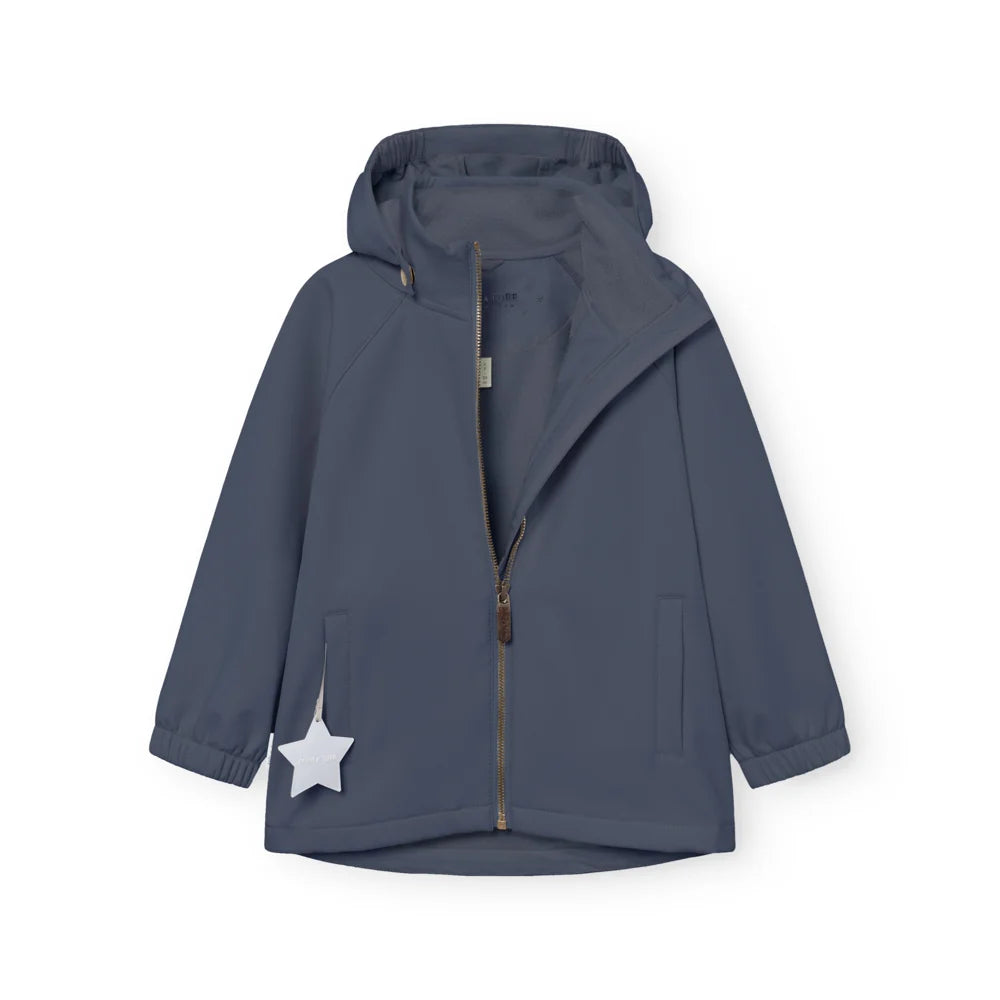 Mini A Ture-MATADEN softshell jacket. GRS Ombre blue