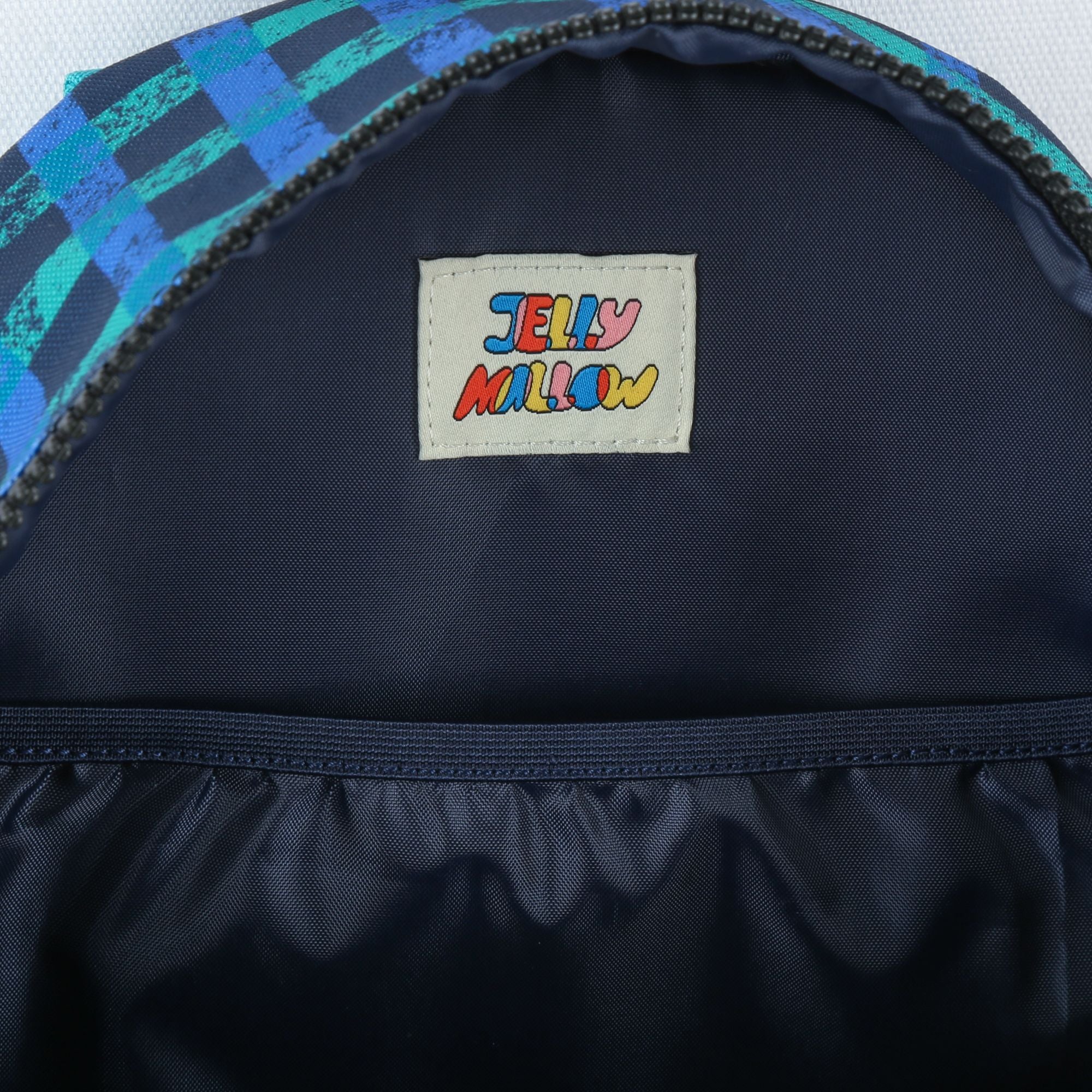 Jelly Mallow-JM Checked Backpack Green