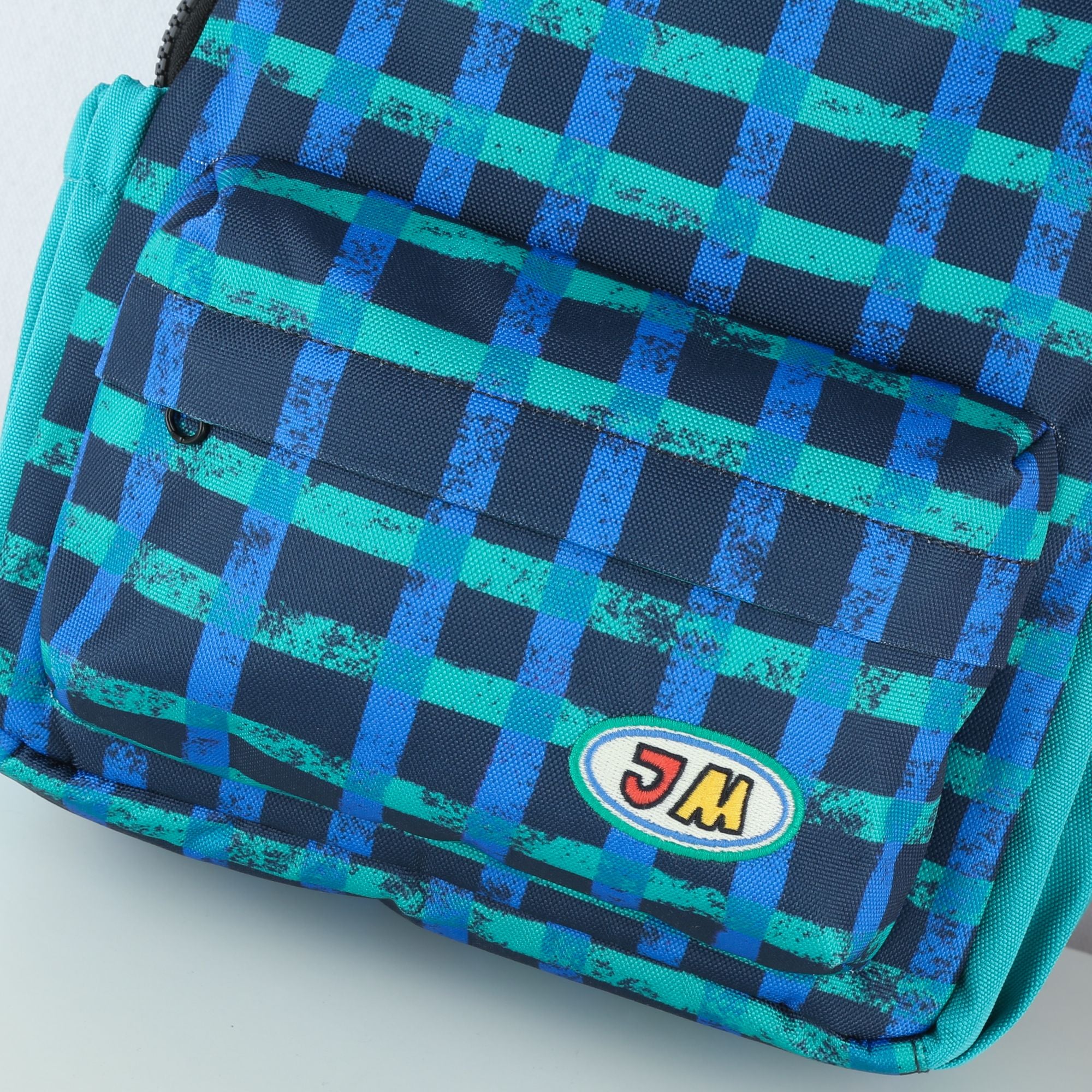 Jelly Mallow-JM Checked Backpack Green