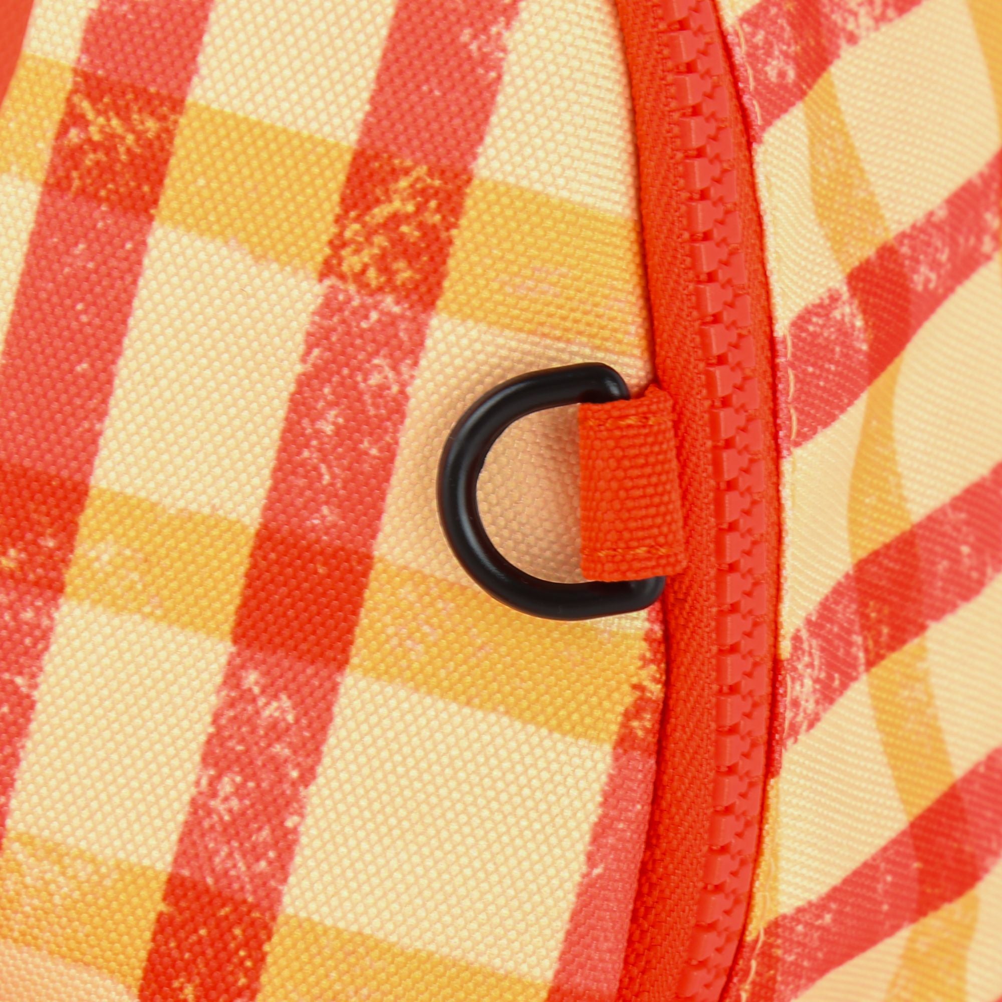 Jelly Mallow-Checked Heart Backpack Yellow